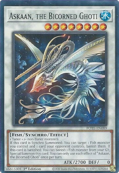 Image for Askaan, the Bicorned Ghoti (POTE-EN089) (POTE) - YuGiOh