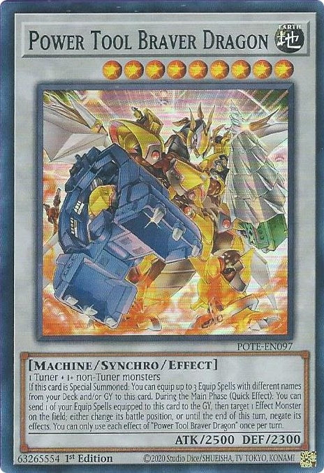 Image for Power Tool Braver Dragon (POTE-EN097) (POTE) - YuGiOh