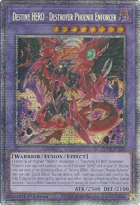 Image for Destiny HERO - Destroyer Phoenix Enforcer (Starlight Rare) (POTE-EN100) (POTE) - YuGiOh