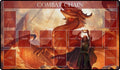 Image for GamerMats Playmat - Red Mage Flesh and Blood Compatible Zone Mat (Premium Black Stitched) - Playmats