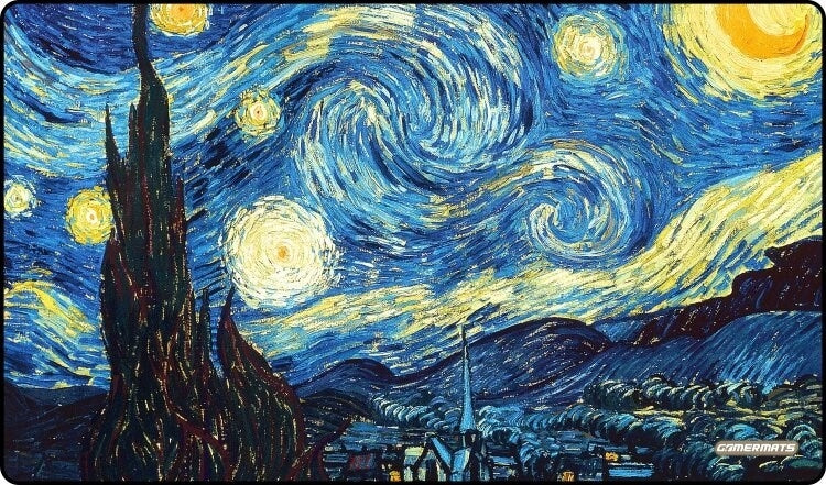 Image for GamerMats Playmat - Starry Night (Premium Black Stitched) - Playmats