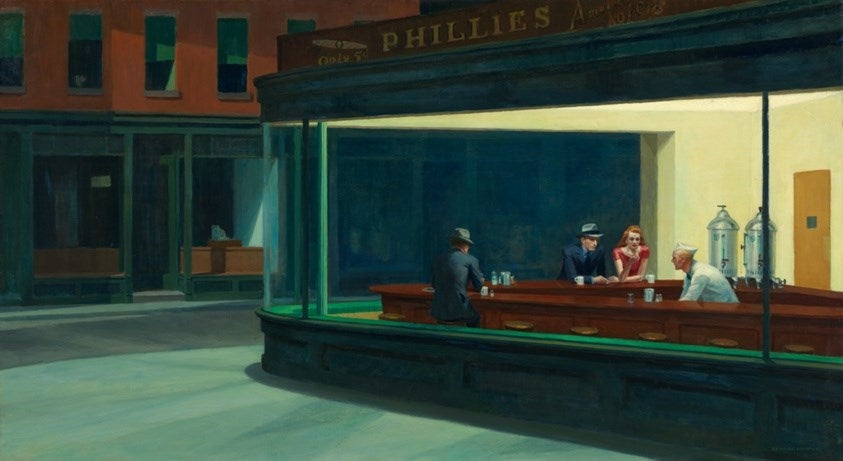 Image for GamerMats Playmat - Nighthawks (Premium White Stitched) - Playmats