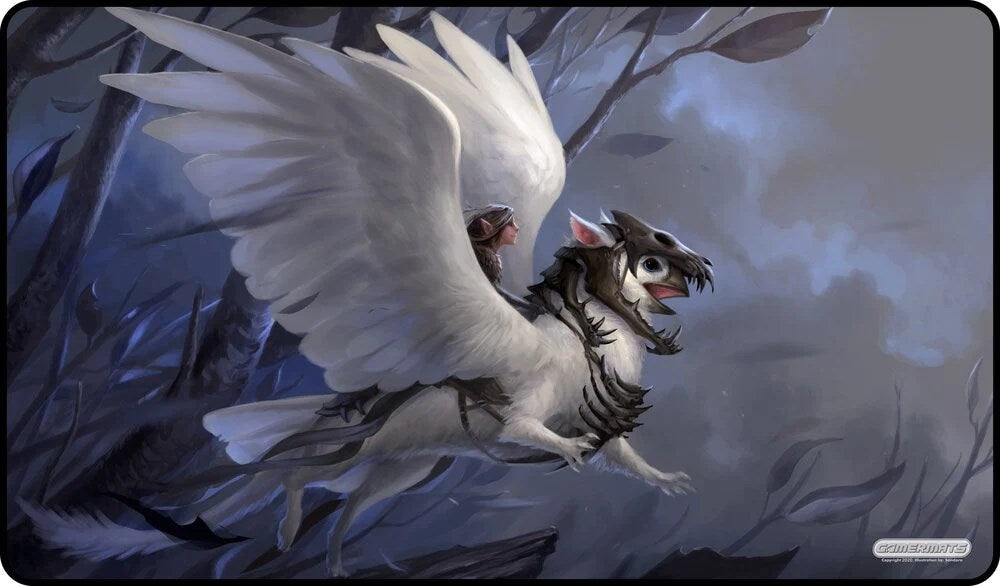 Image for GamerMats Playmat - Small Griffon (Premium White Stitched) - Playmats