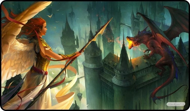 Image for GamerMats Playmat - Protect the Castle (Premium White Stitched) - Playmats