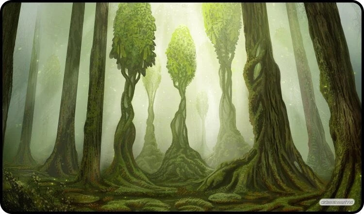 Image for GamerMats Playmat - Magic Forest (Premium White Stitched) - Playmats