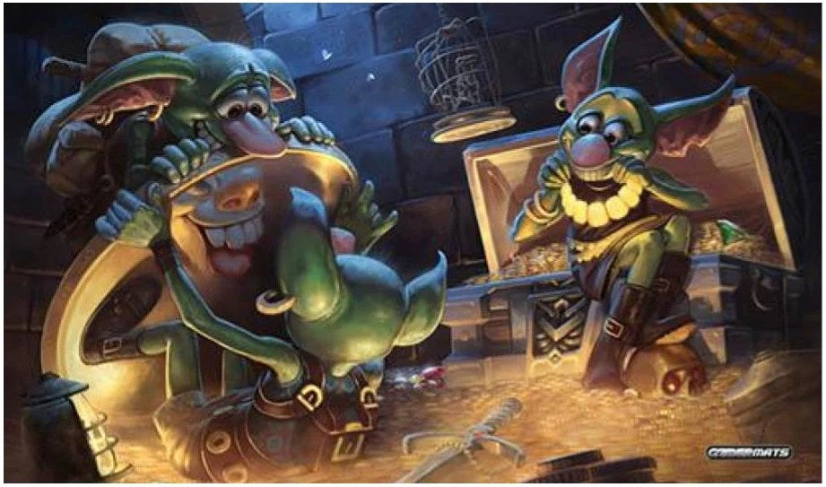 Image for GamerMats Playmat - Greed (Premium Black Stitched) - Playmats
