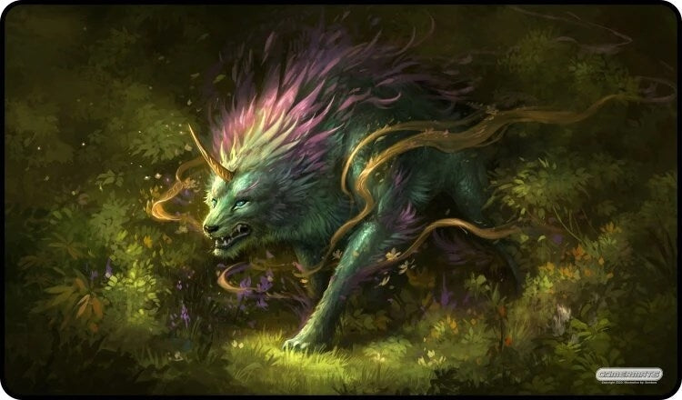 Image for GamerMats Playmat - Forest Shaman (Premium White Stitched) - Playmats