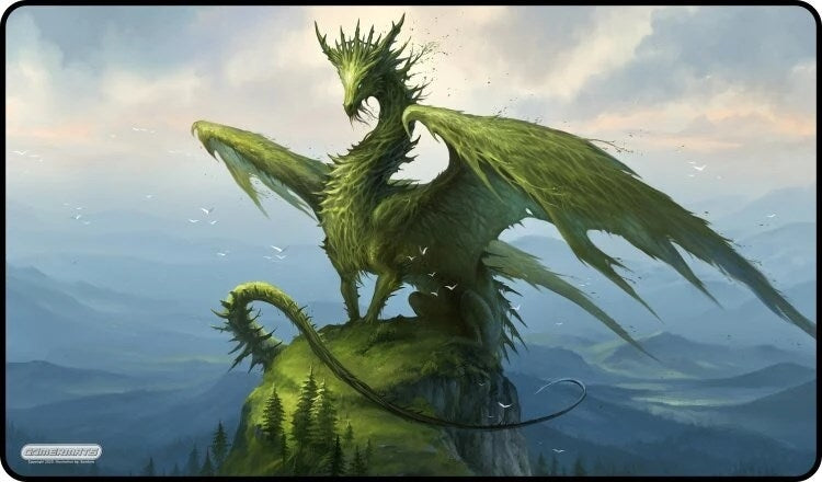 Image for GamerMats Playmat - Dragon of the Forest (Premium Black Stitched) - Playmats