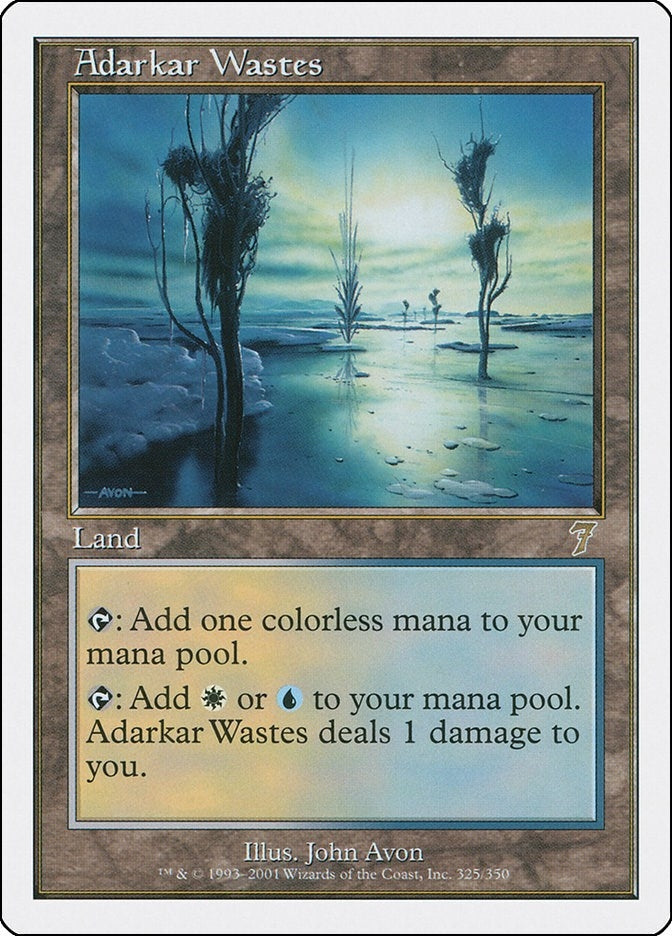 Image for Adarkar Wastes (325) (7th Edition) - Magic: The Gathering