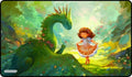 Image for GamerMats Playmat - A Dragon and a Curtsy (Premium White Stitched) - Playmats