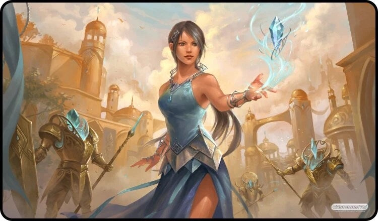 Image for GamerMats Playmat - City of Diamonds (Premium White Stitched) - Playmats