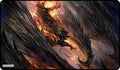 Image for GamerMats Playmat - Black Crystal Dragon (Premium Black Stitched) - Playmats