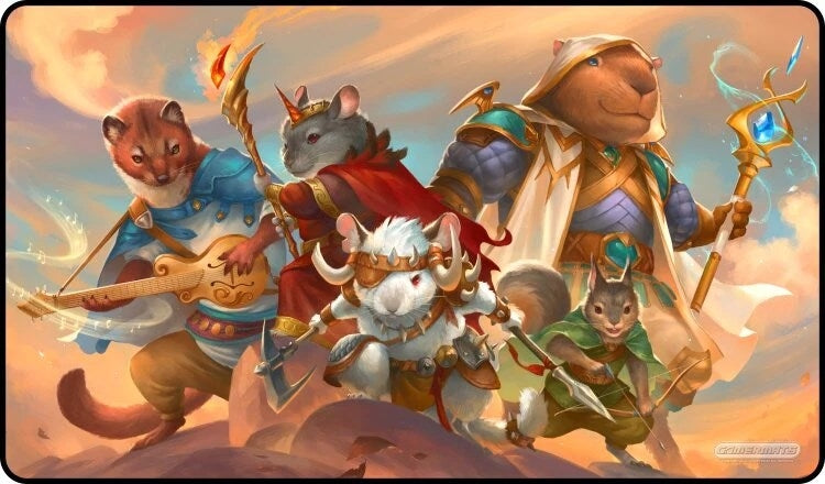 Image for GamerMats Playmat - Animal Raiding Party (Premium Black Stitched) - Playmats