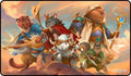 Image for GamerMats Playmat - Animal Raiding Party (Premium White Stitched) - Playmats