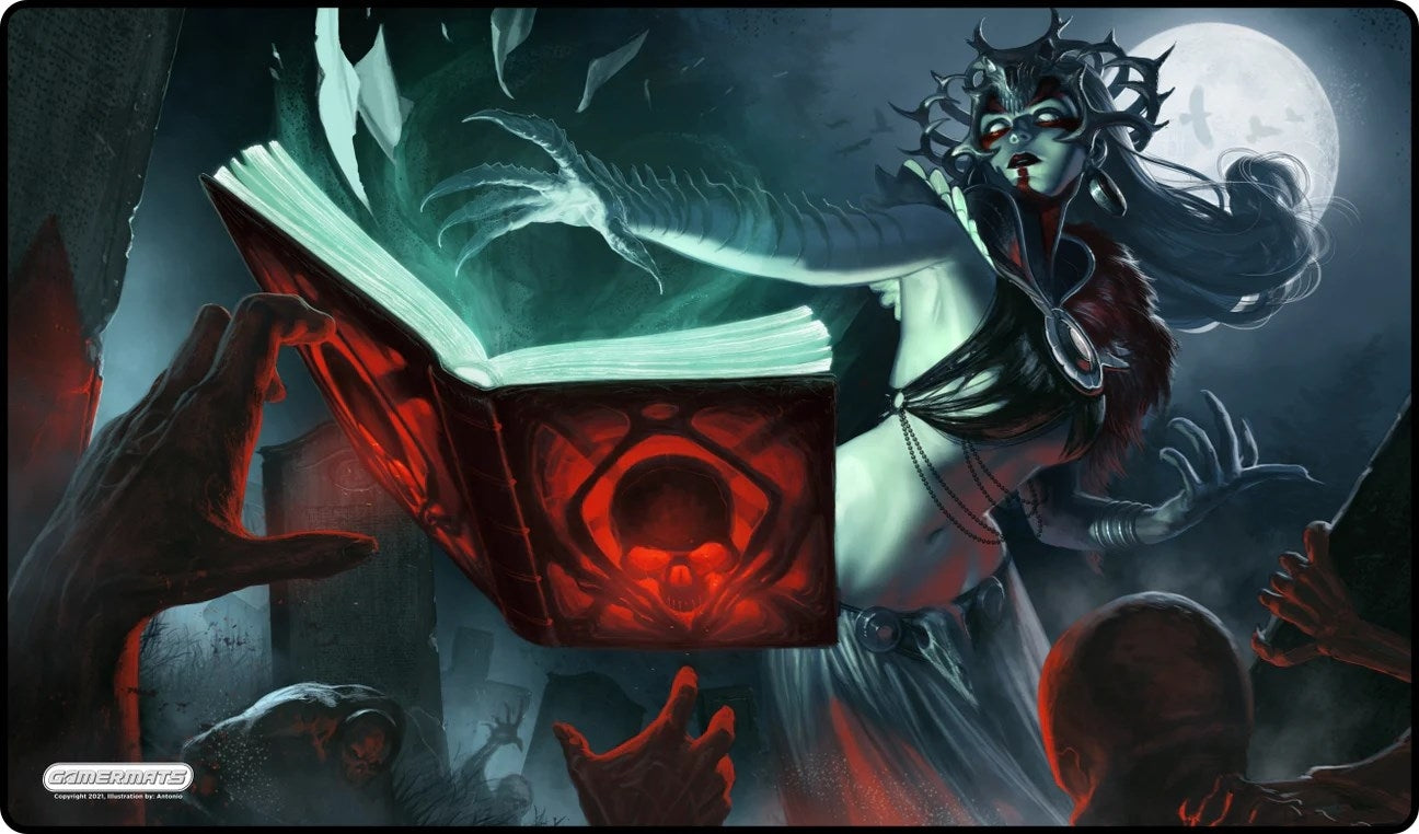 Image for GamerMats Playmat - Raise the Dead (Premium White Stitched) - Playmats