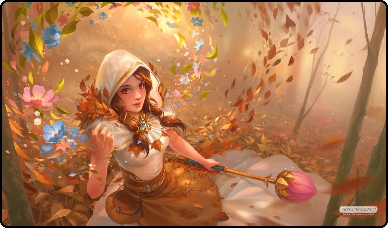Image for GamerMats Playmat - Bloom (Premium White Stitched) - Playmats
