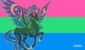 Image for GamerMats Playmat - Polysexual Unicorn Flag - Playmats