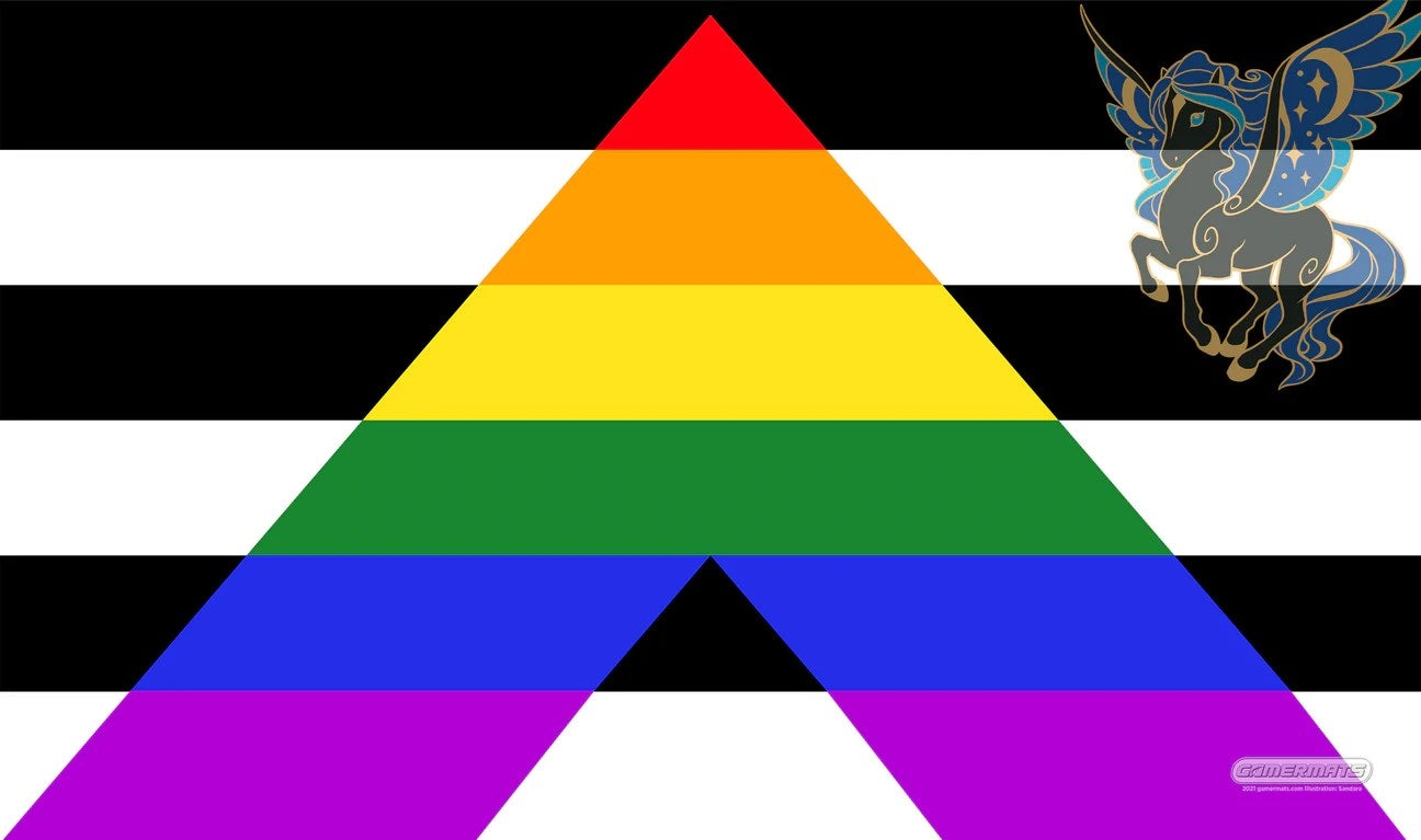 Image for GamerMats Playmat - Ally Unicorn Flag - Playmats
