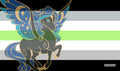 Image for GamerMats Playmat - Agender Unicorn Flag - Playmats