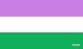 Image for GamerMats Playmat - Genderqueer Flag (Premium White Stitched) - Playmats