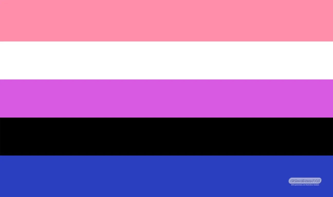 Image for GamerMats Playmat - Genderfluid Flag - Playmats