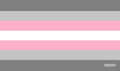 Image for GamerMats Playmat - Demigirl Flag (Premium White Stitched) - Playmats