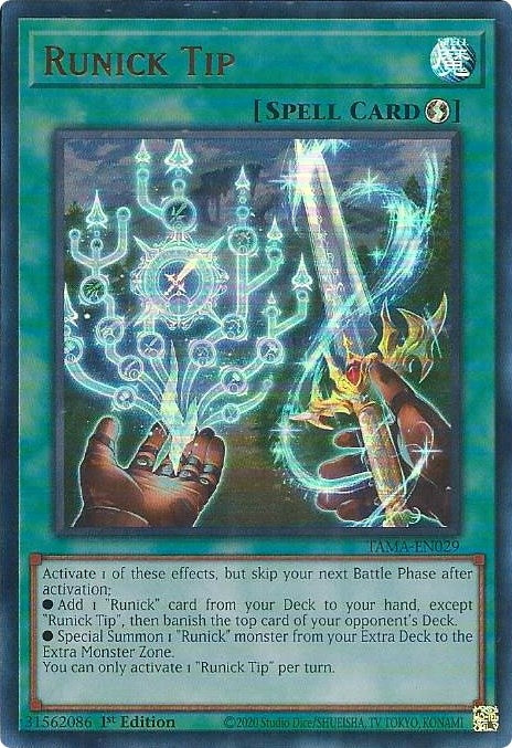 Image for Runick Tip (TAMA-EN029) (TAMA) - YuGiOh
