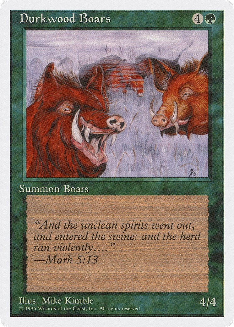 Image for Durkwood Boars (Introductory Two-Player Set) - Magic: The Gathering