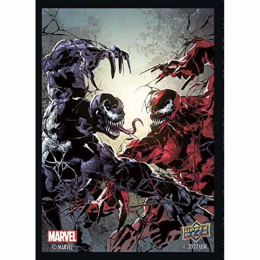 Image for Upper Deck Marvel Card Sleeves - Standard Matte - Venom vs Carnage (65-Pack) - Card Sleeves
