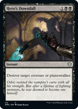 Image for Hero's Downfall (112) (Dominaria United) - Magic: The Gathering