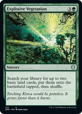 Image for Explosive Vegetation (132) (Dominaria United) - Magic: The Gathering