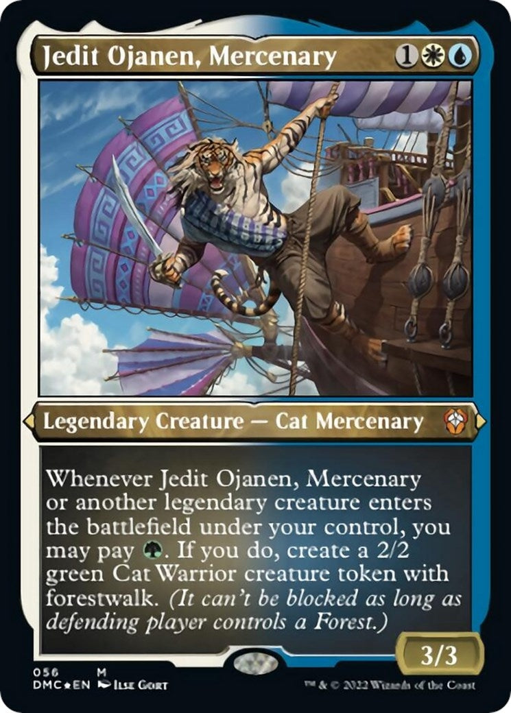 Image for Jedit Ojanen, Mercenary (Foil Etched) (56) (Dominaria United) - Magic: The Gathering