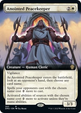 Image for Anointed Peacekeeper (Extended Art) (383) (Dominaria United) - Magic: The Gathering