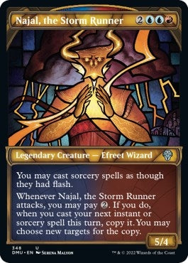 Najal, the Storm Runner (Textured Foil) (348) (Dominaria United)