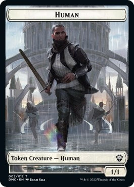 Image for Human // Snake Double-Sided Token (2 // 11) (Dominaria United) - Magic: The Gathering