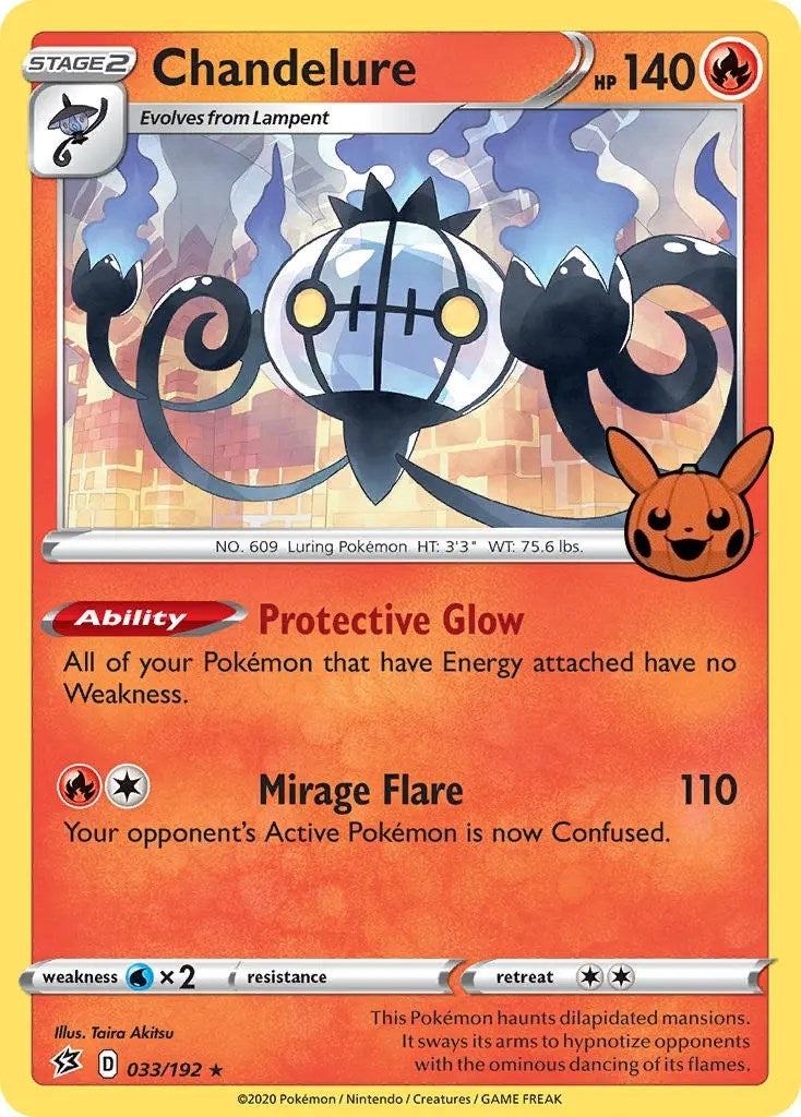 Image for Chandelure (033/192) (TTBB) - Pokemon
