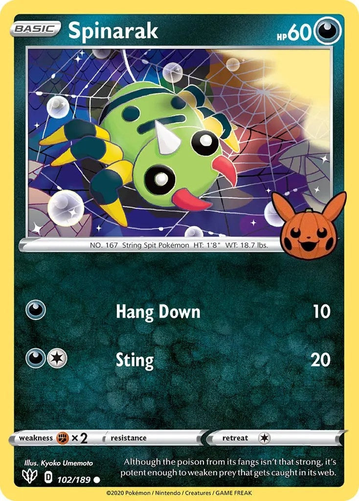 Image for Spinarak (102/189) (TTBB) - Pokemon