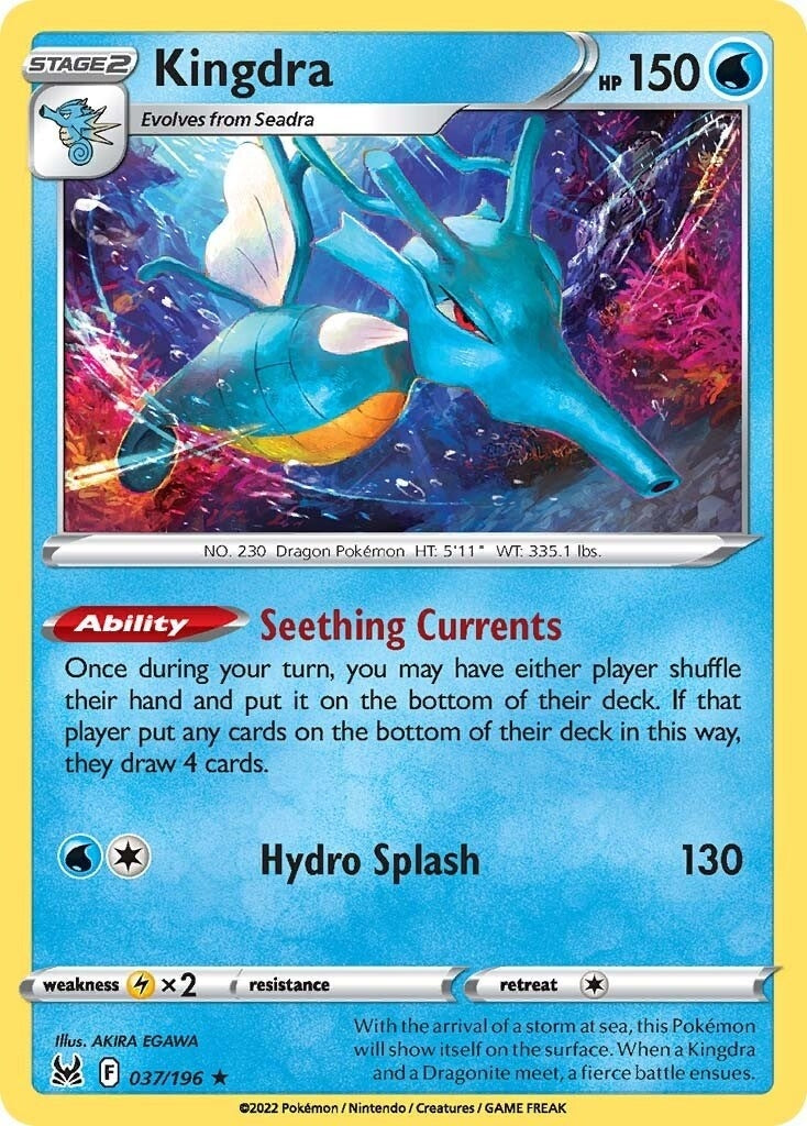 Image for Kingdra (037/196) (SWSH11) - Pokemon
