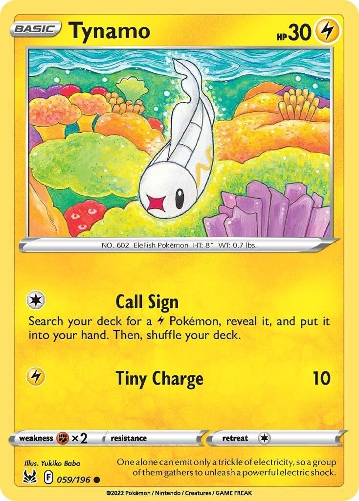 Image for Tynamo (059/196) (SWSH11) - Pokemon