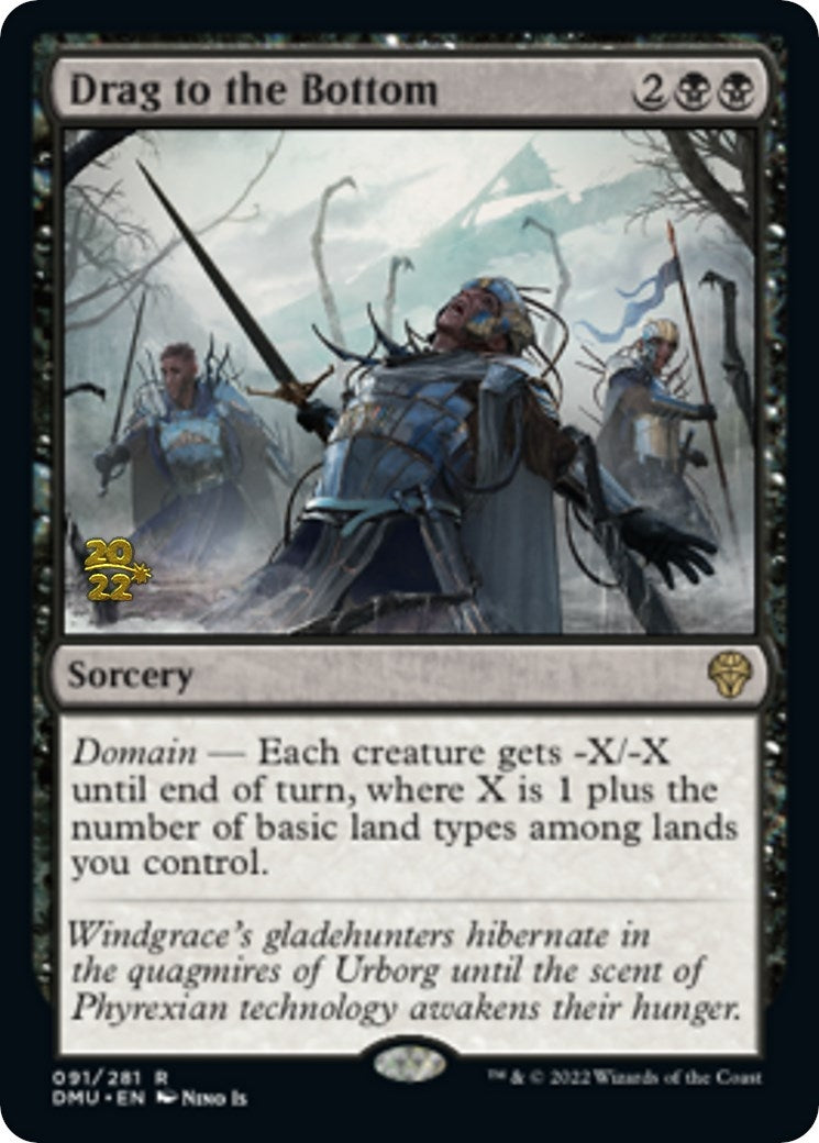 Image for Drag to the Bottom (91) (Prerelease Cards) - Magic: The Gathering