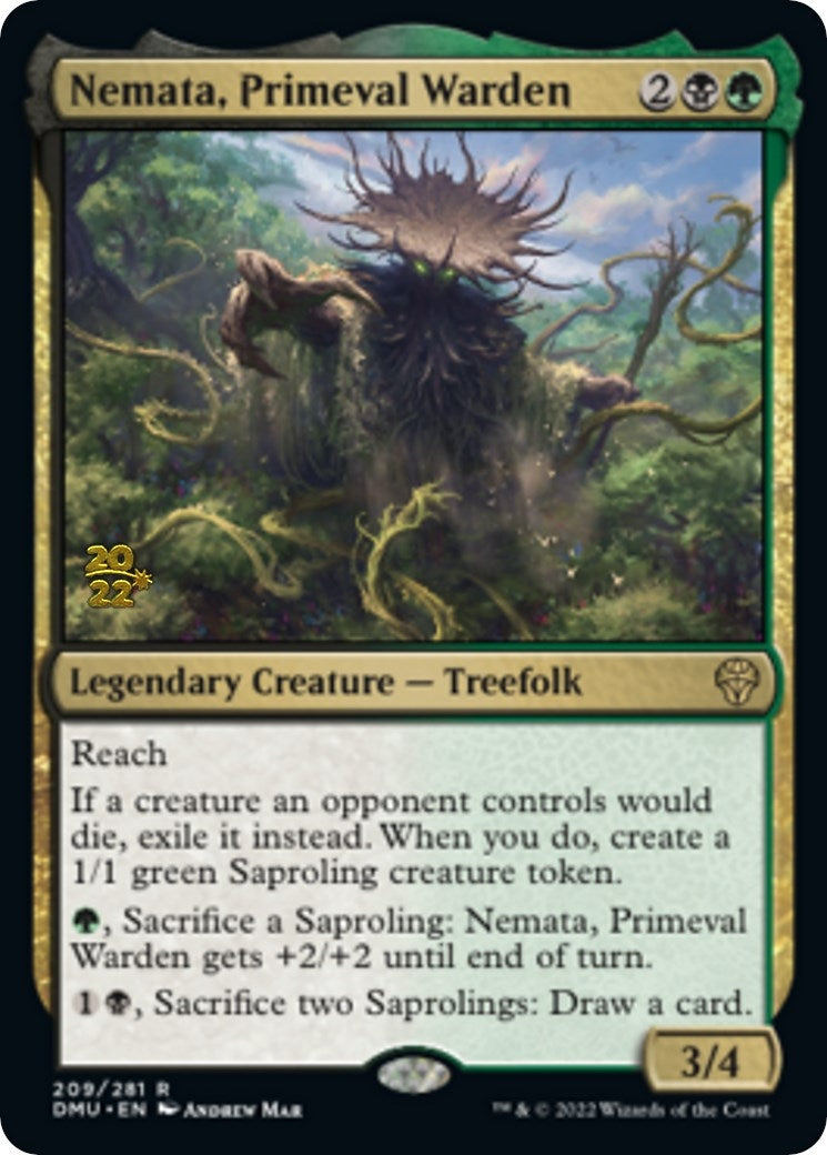 Image for Nemata, Primeval Warden (209) (Prerelease Cards) - Magic: The Gathering