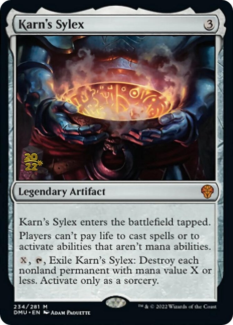 Image for Karn's Sylex (234) (Prerelease Cards) - Magic: The Gathering
