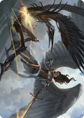 Image for Destroy Evil Art Card (Gold-Stamped Signature) (7) (Dominaria United) - Magic: The Gathering