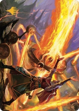 Image for Ghitu Amplifier Art Card (Gold-Stamped Signature) (32) (Dominaria United) - Magic: The Gathering
