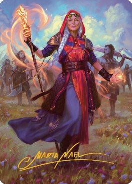 Image for Jaya, Fiery Negotiator Art Card (34/81) (Gold-Stamped Signature) (34) (Dominaria United) - Magic: The Gathering