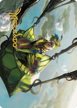 Image for Nael, Avizoa Aeronaut Art Card (Gold-Stamped Signature) (51) (Dominaria United) - Magic: The Gathering