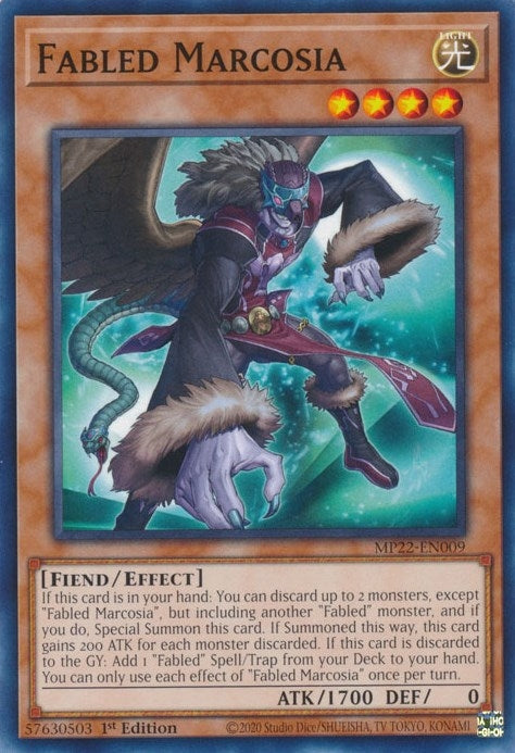 Image for Fabled Marcosia (MP22-EN009) (MP22) - YuGiOh