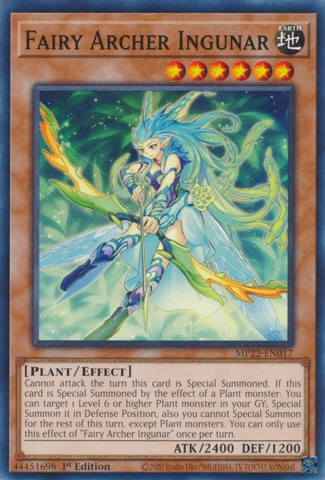 Image for Fairy Archer Ingunar (MP22-EN017) (MP22) - YuGiOh