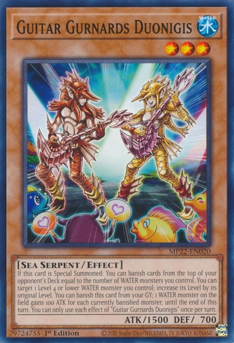 Image for Guitar Gurnards Duonigis (MP22-EN020) (MP22) - YuGiOh