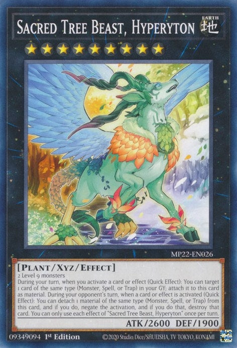 Image for Sacred Tree Beast, Hyperyton (MP22-EN026) (MP22) - YuGiOh